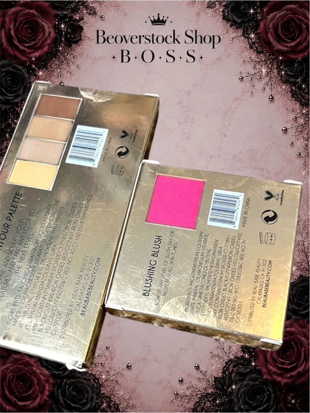 New Beau Babe Beauty Contour & Blush Set – Sculpting Palette + Blushing Blush